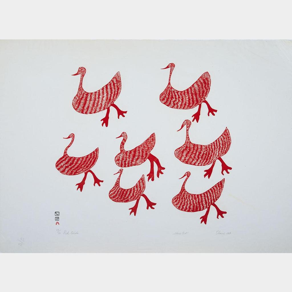 Sharni Pootoogook (1922-2003) - Red Birds