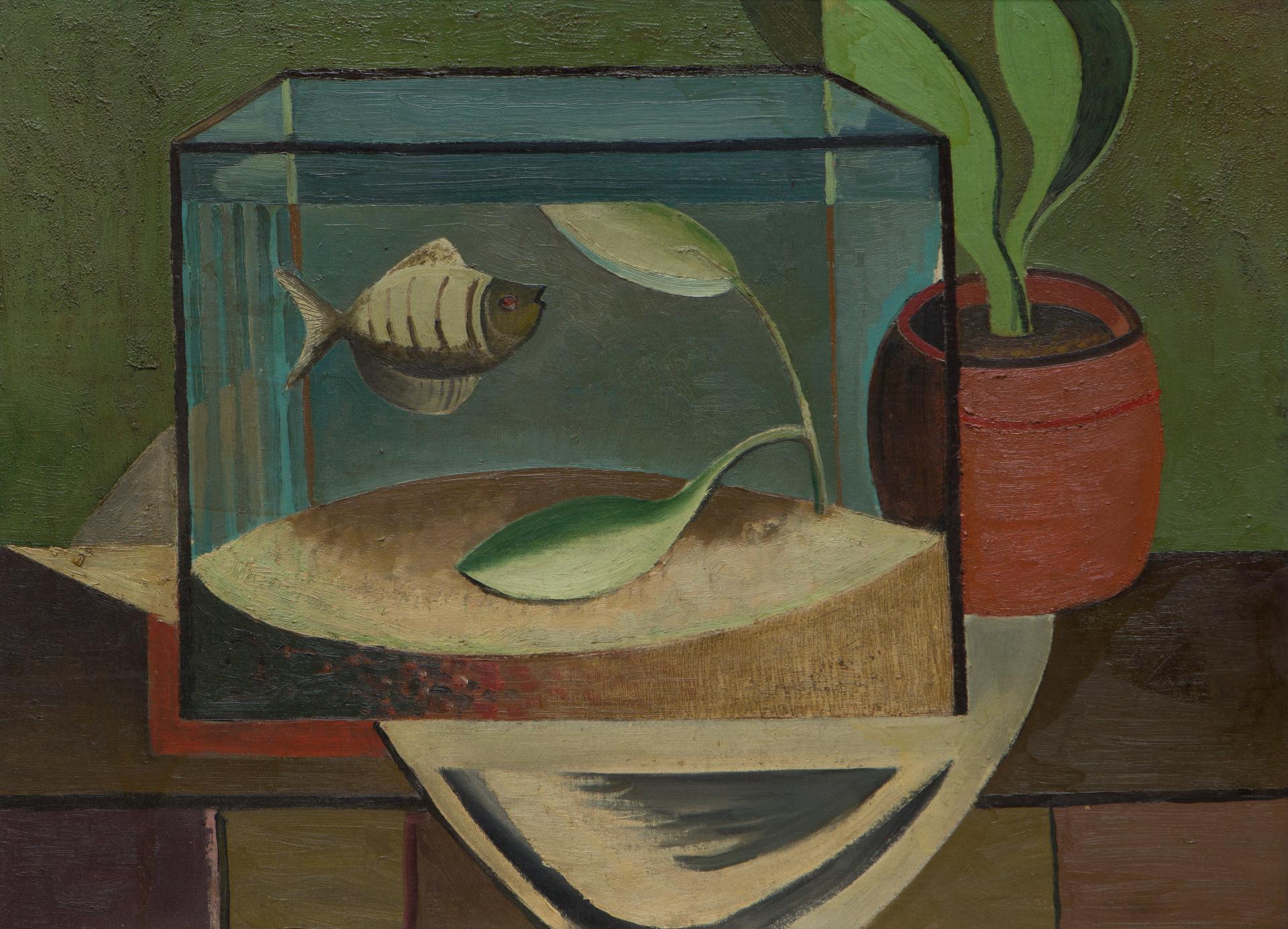 Raymond John Mead (1921-1998) - Fish Tank