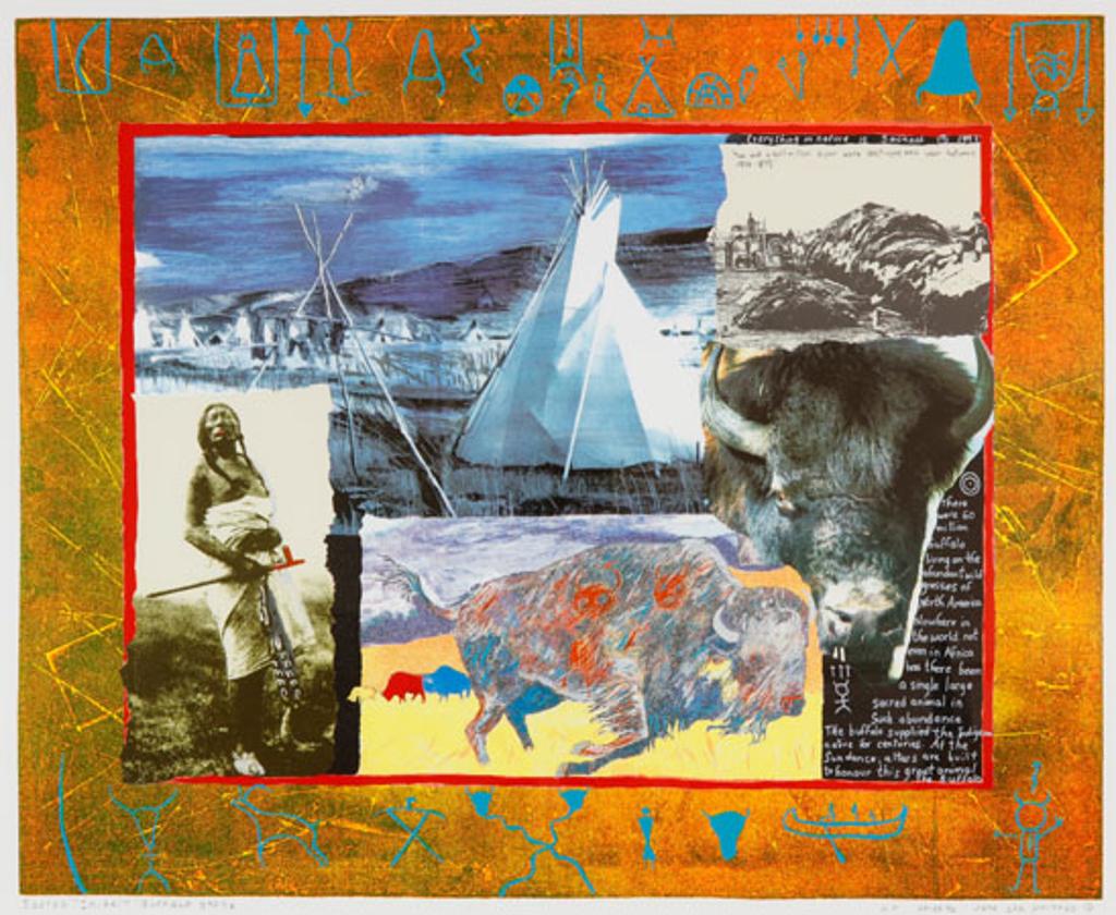 Jane Ash Poitras (1951) - Sacred Iniskin Buffalo Stone (03223/49)