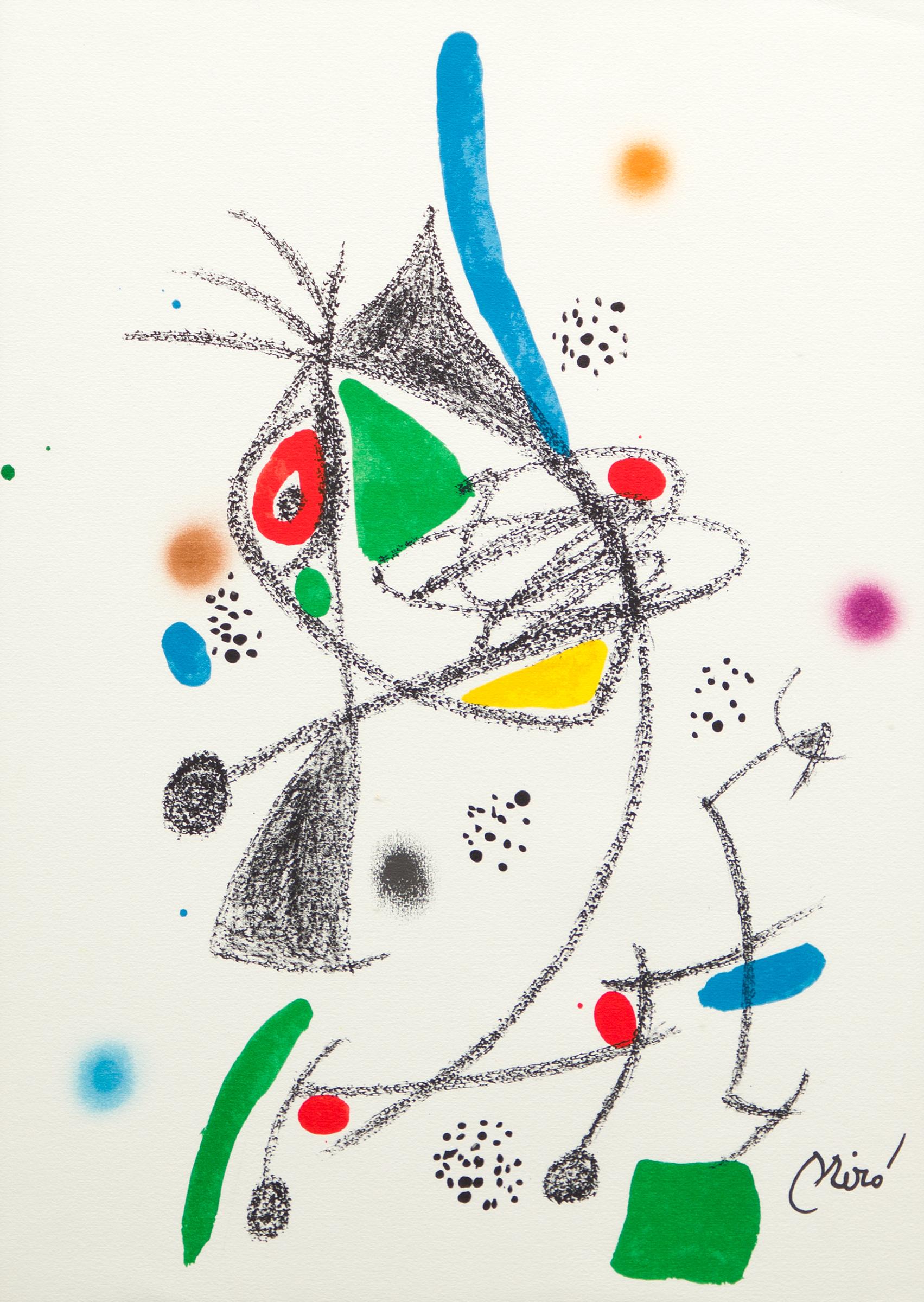 Joan Miró (1893-1983) - Maravillas con Variaciones Acrósticas 18, 1975