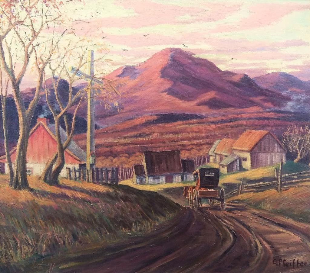 Gordon Edward Pfeiffer (1899-1983) - Late Autumn County Charlevoix, 1936