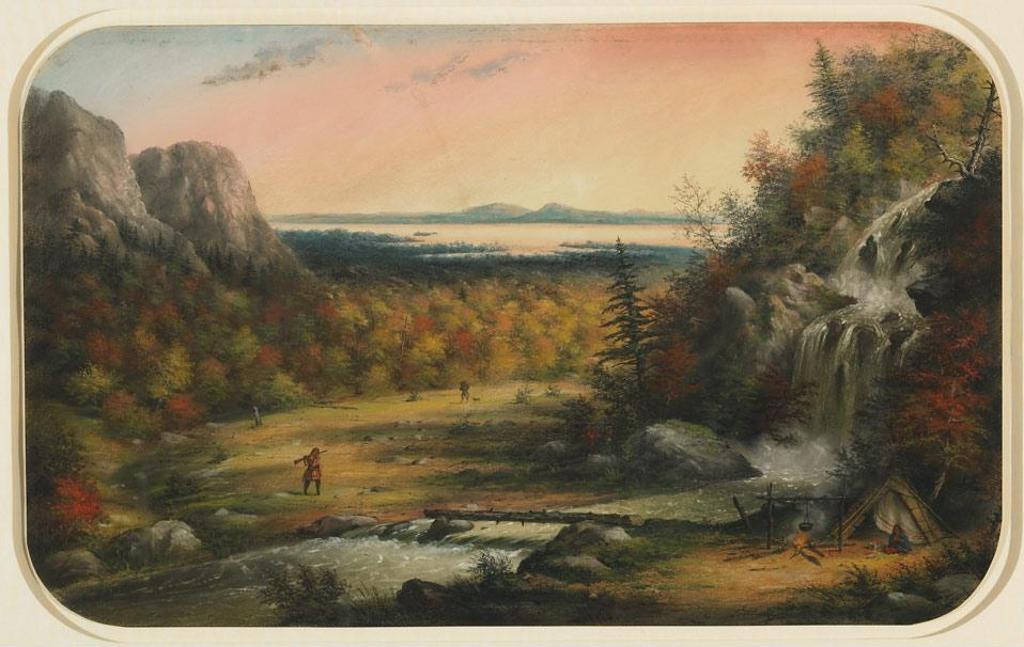 Alfred Worsley Holdstock (1820-1901) - Lake St. Joseph, Quebec