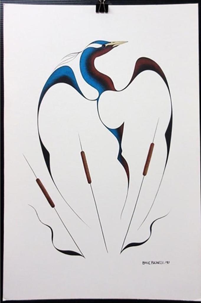 Isaac Bignell (1960-1995) - Untitled (Blue Heron)