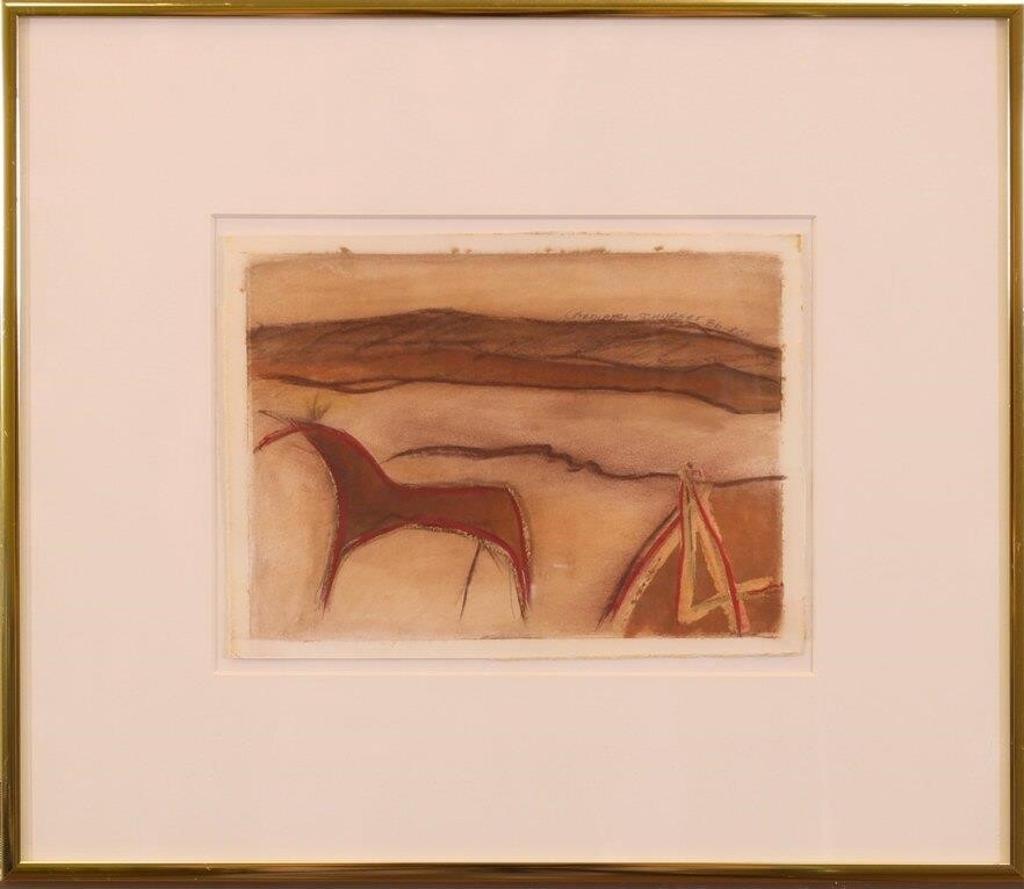 Joane Cardinal-Schubert (1942-2009) - Horse; 1986
