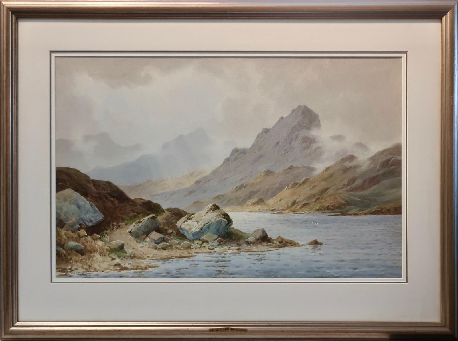 Charles E. Hannaford (1863-1955) - Loch Clunie, Inverness-Shire, Scotland