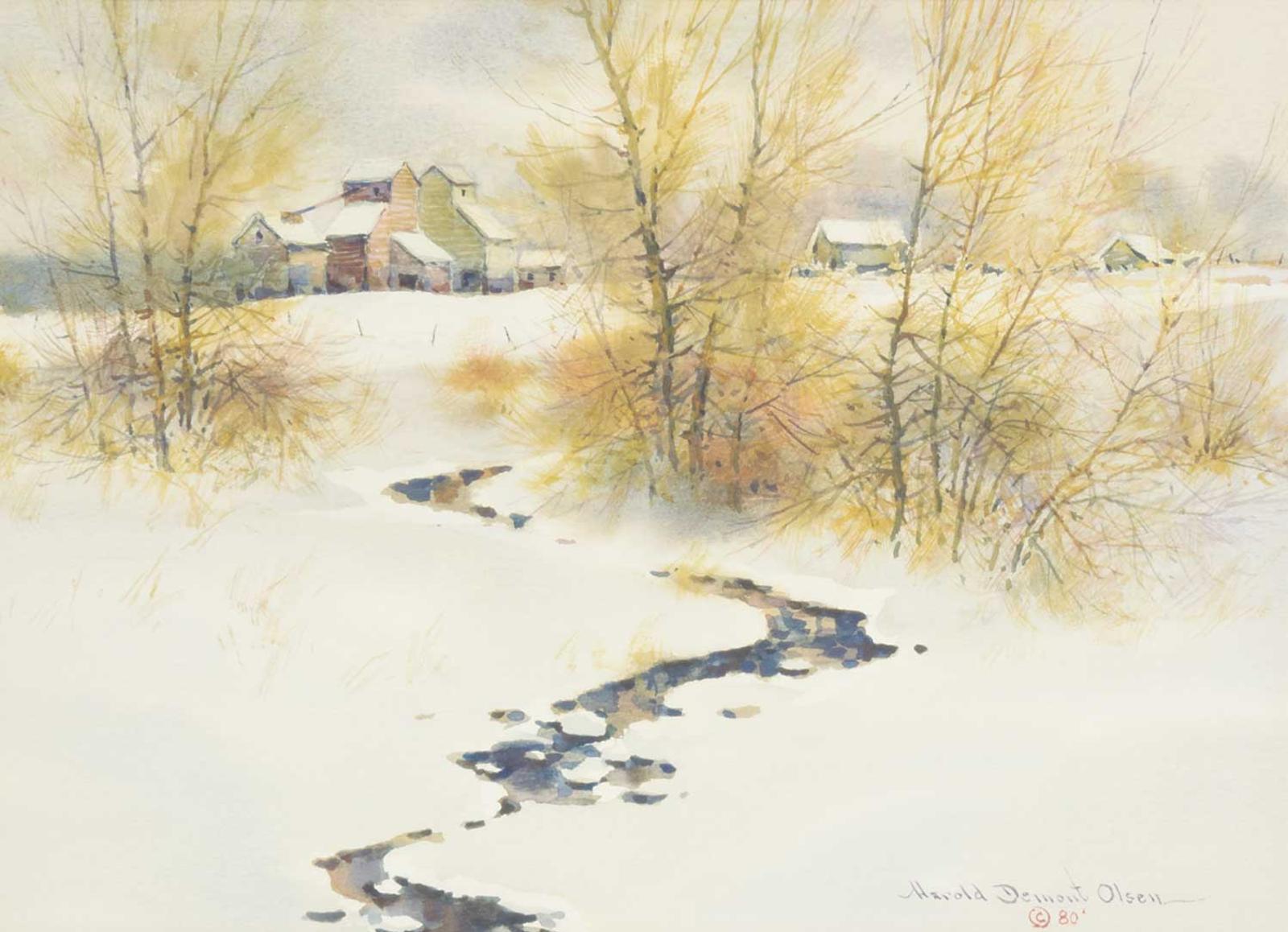 Harold Demont Olsen (1929-2020) - Untitled - After the Snow