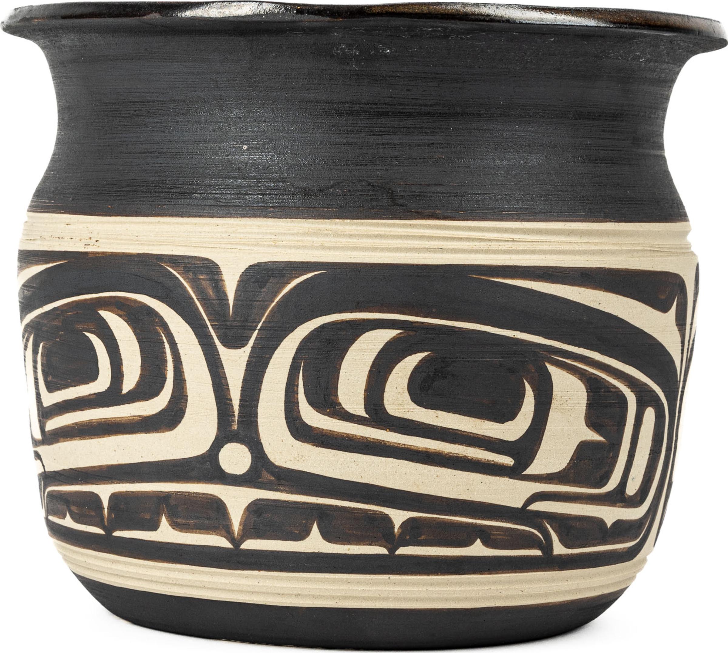 Judith Cranmer - A Ceramic Bowl With Northwest Coast Design, 1984