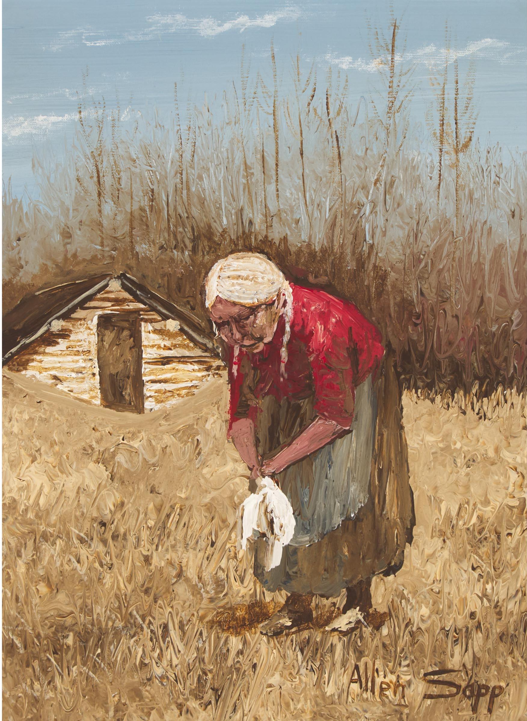 Allen Fredrick Sapp (1929-2015) - Going To Have Chicken For Supper, 1974