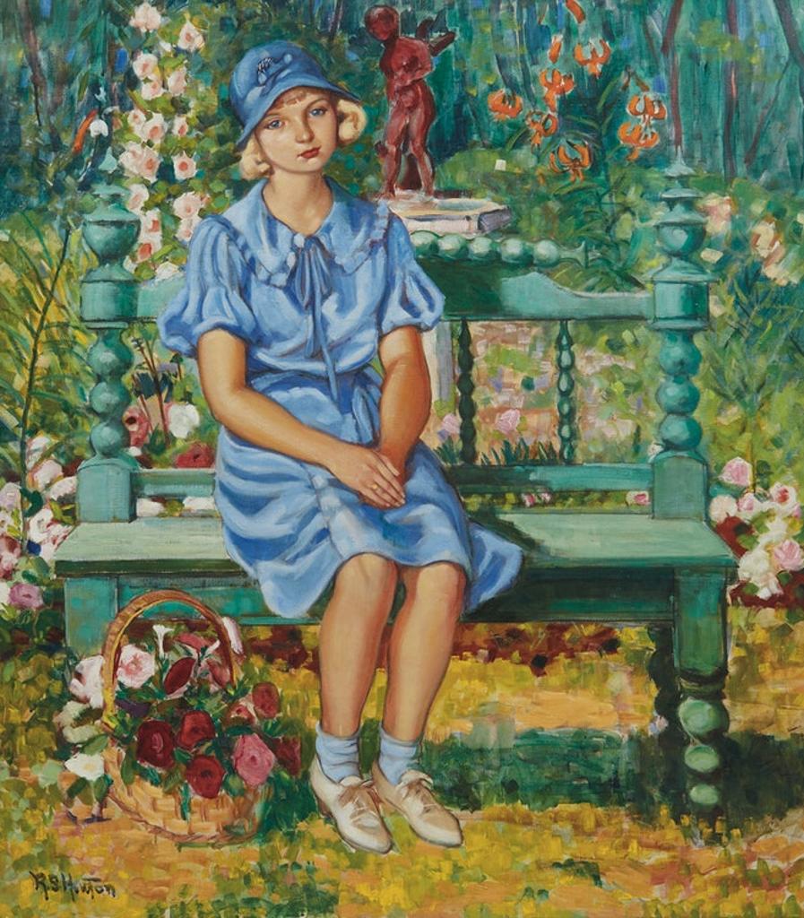 Randolph Stanley Hewton (1888-1960) - Girl in the Garden