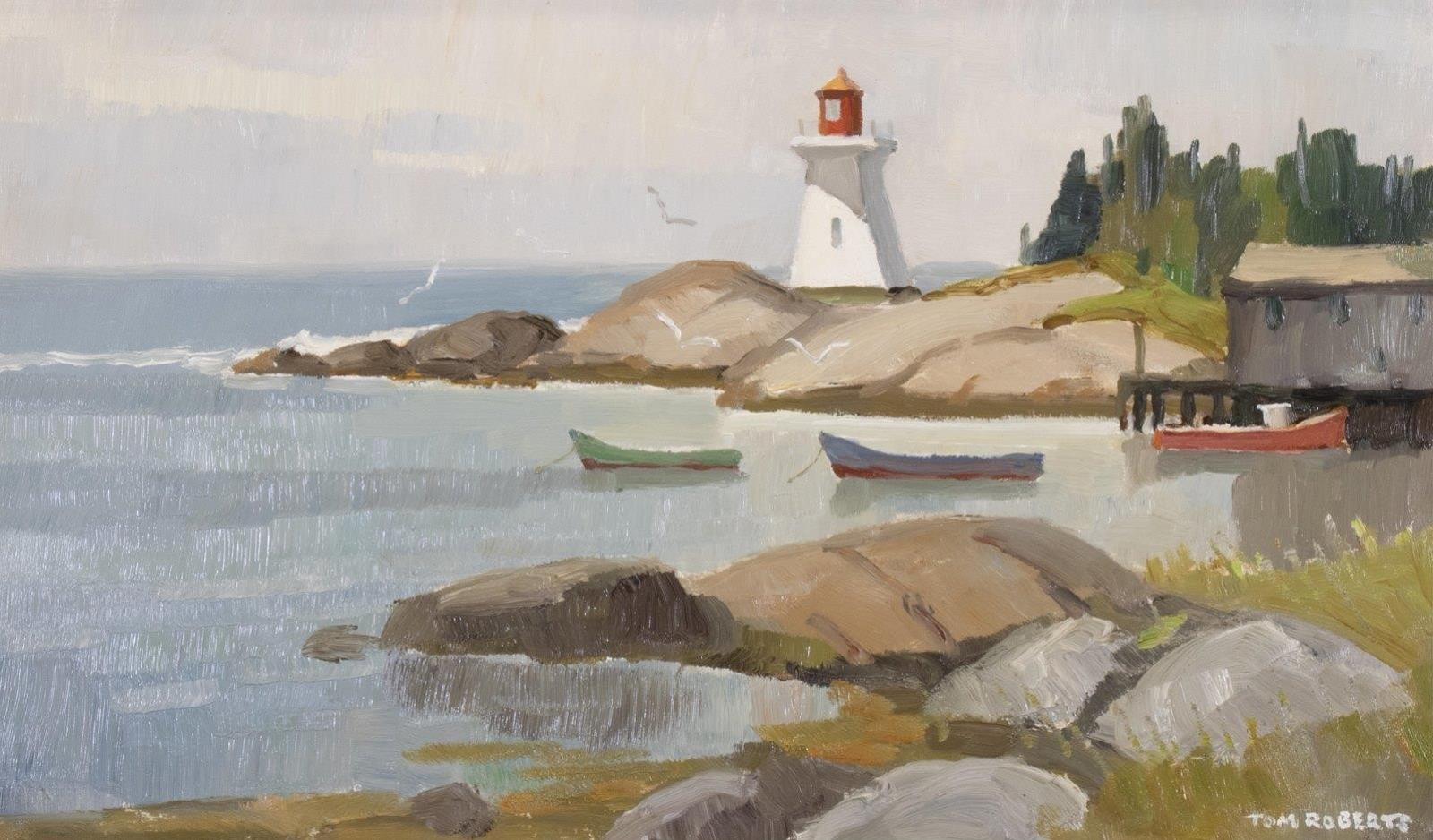 Thomas Keith (Tom) Roberts (1909-1998) - Lighthouse At Paddys Head