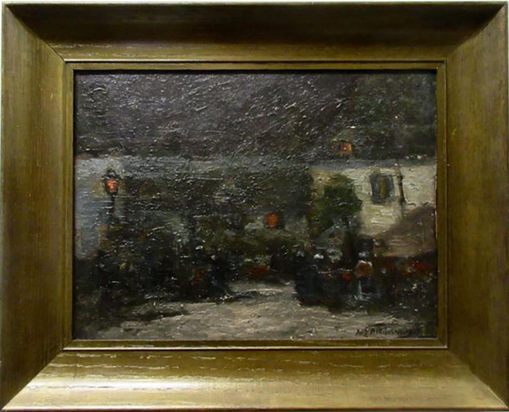 William Edwin Atkinson (1862-1926) - Night - Concarneau, France