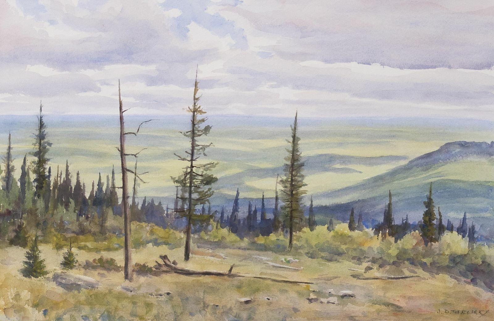 John Davenall Turner (1900-1980) - Skyline Trail, Porcupine Hills