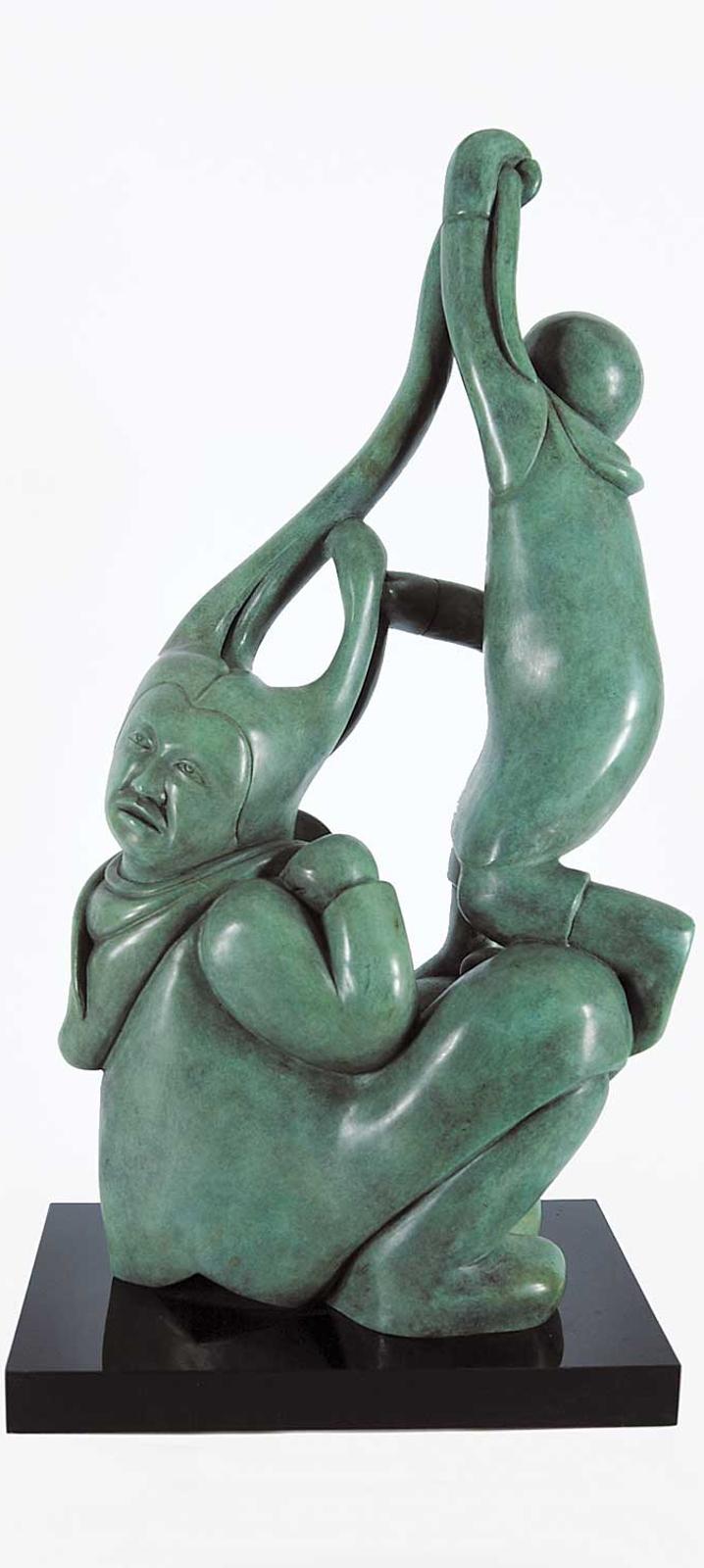 Abraham Anghik Ruben (1951) - Boy Combing His Mother  #3/9