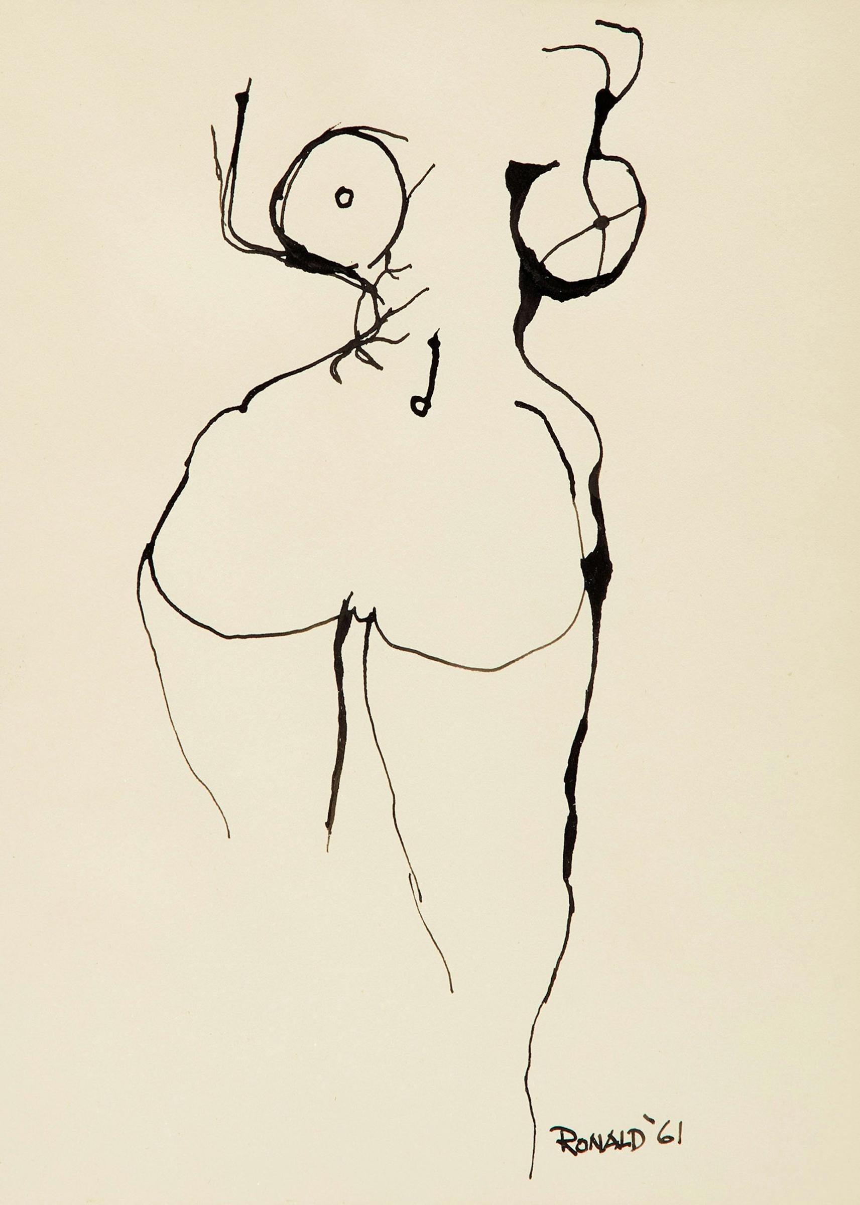 Willam Smith Ronald (1926-1998) - Double Take, 1961