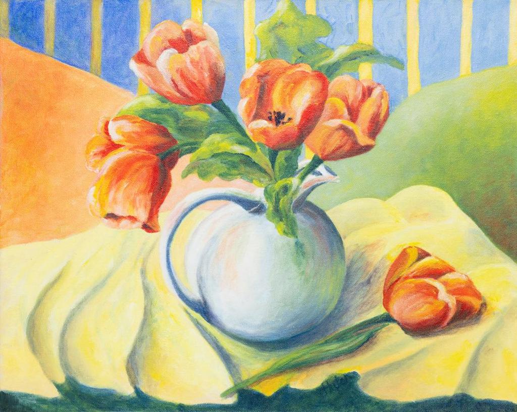 Leone Hutch - Still Life with Tulips