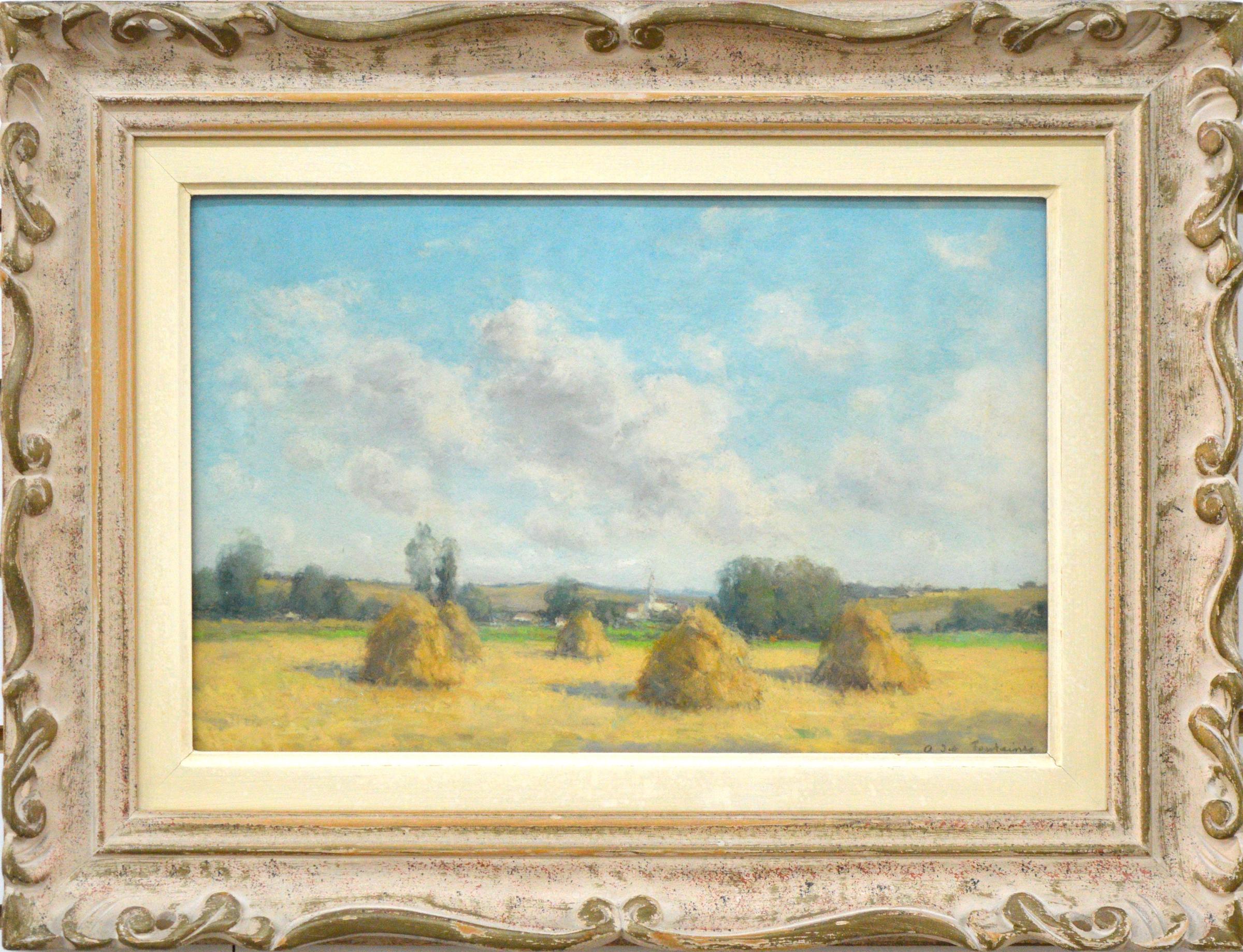André Des Fontaines (1869-1910) - Bottes de foin