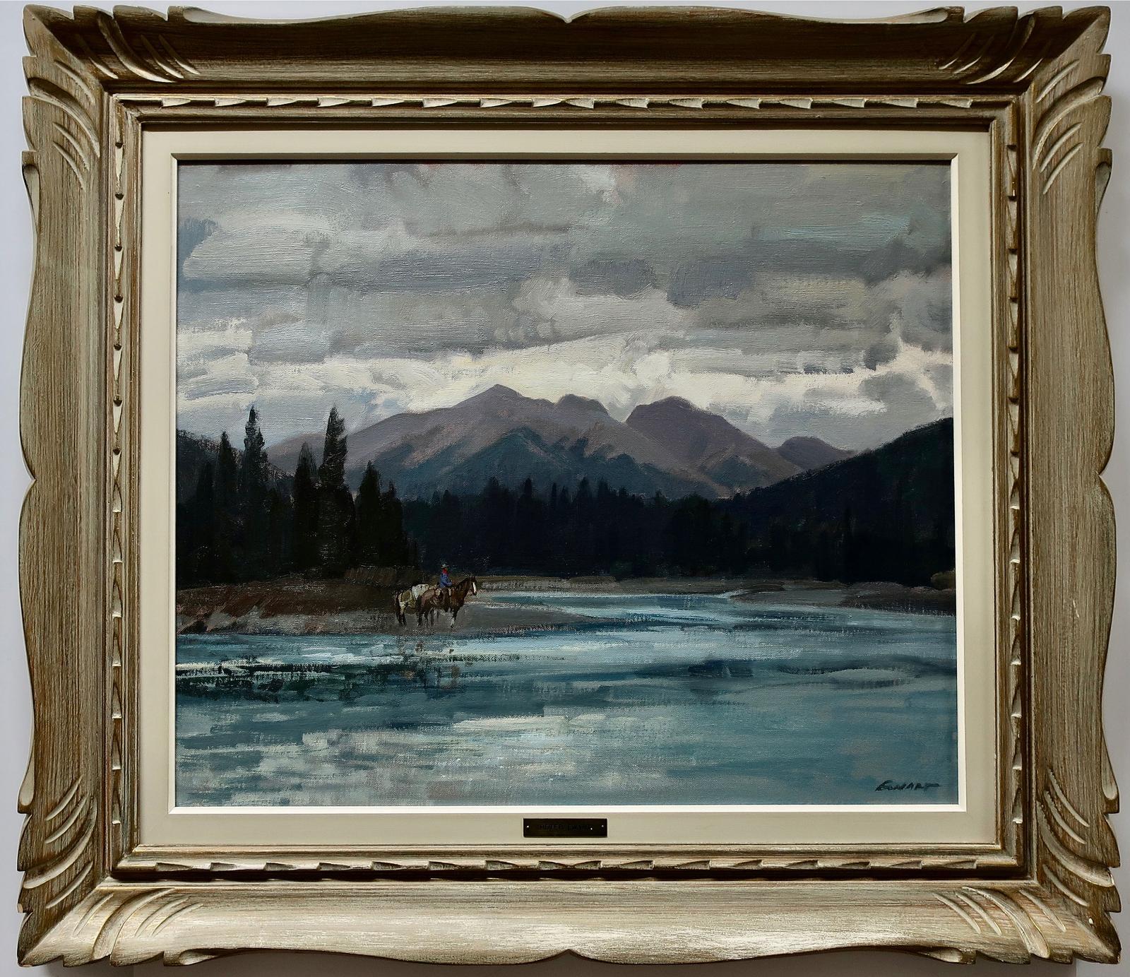 Peter Maxwell Ewart (1918-2001) - Uncertain Weather - Bow River, West Of Banff, Alta