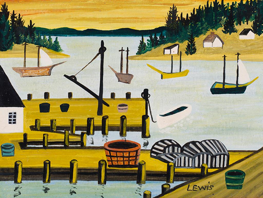 Maud Kathleen Lewis (1903-1970) - Harbour Scene