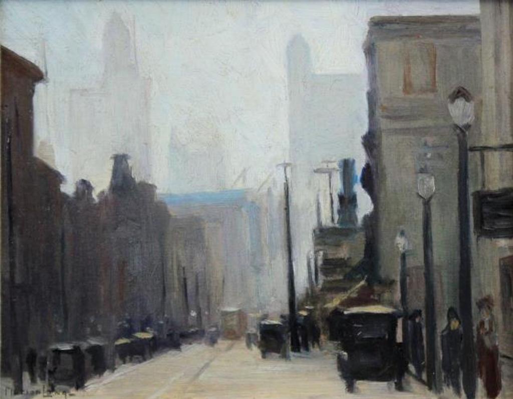 Marion Long (1882-1970) - Old Yonge Street, Toronto