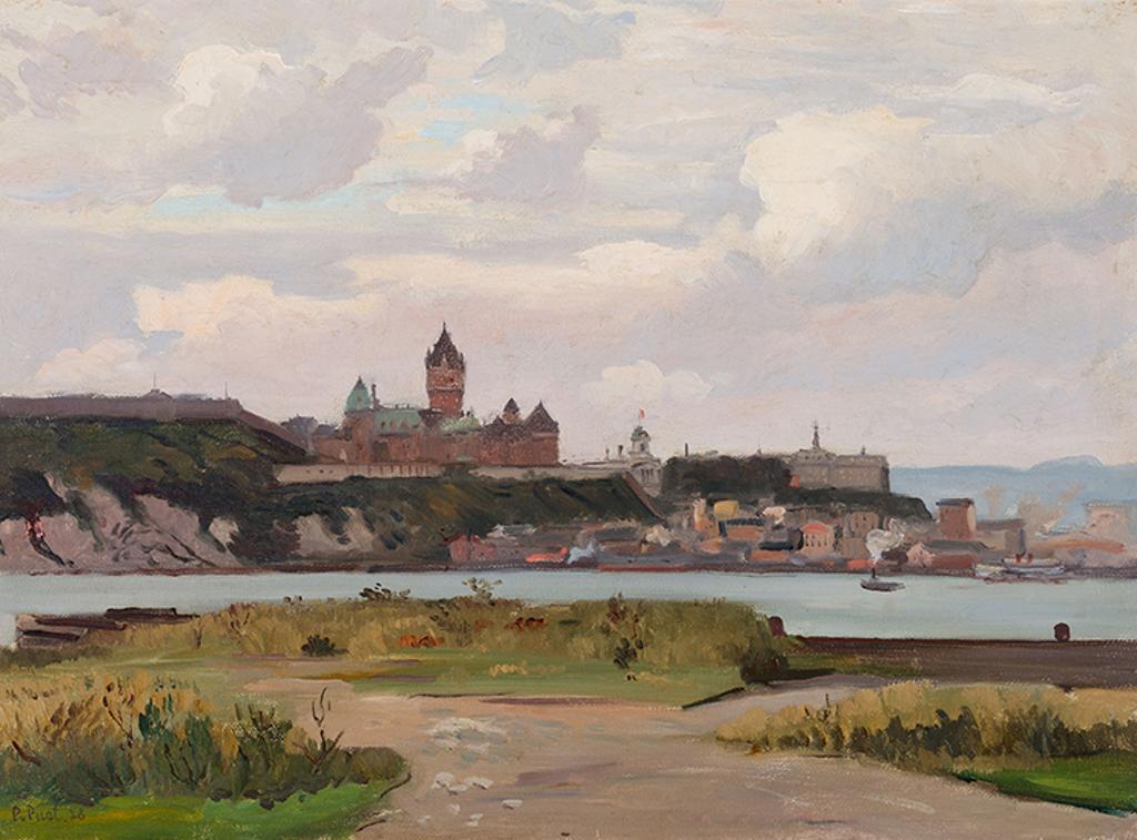Robert Wakeham Pilot (1898-1967) - View of Québec from Lévis