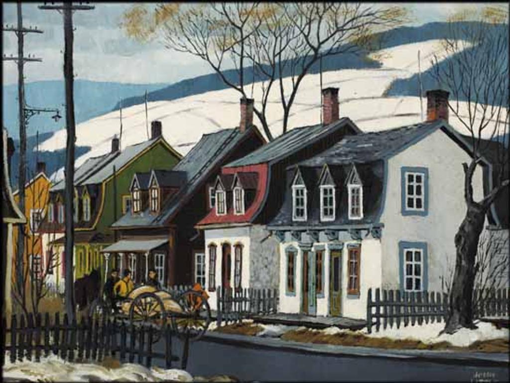 John Geoffrey Caruthers Little (1928-1984) - Quebec Village, Winter