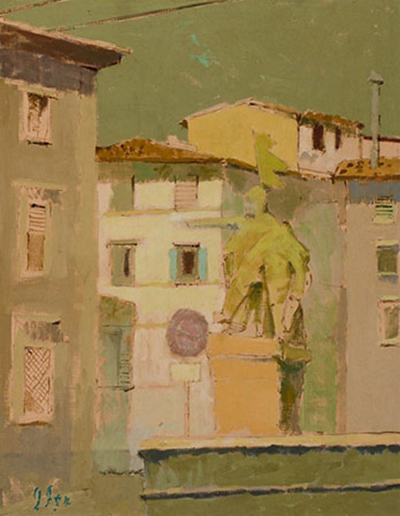 John Richard Fox (1927-2008) - Little Square, Florence