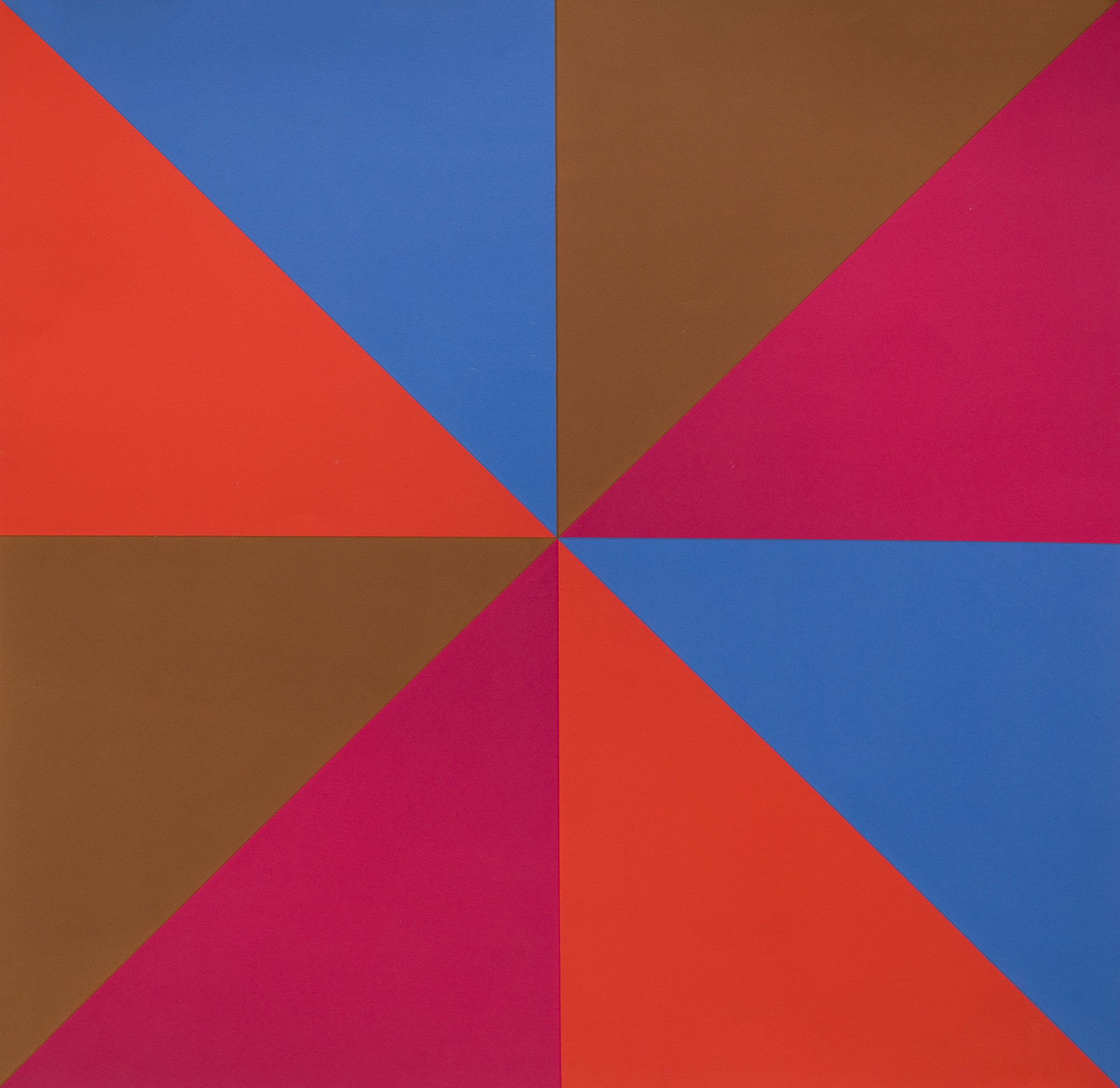 Guido Molinari (1933-2004) - Opposition triangulaire, 1970