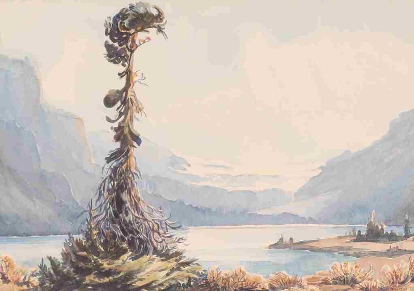 Margaret Dorothy Shelton (1915-1984) - BOW LAKE; 1970