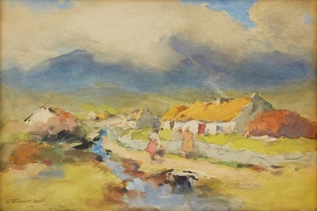 William St. Thomas Smith (1862-1947) - Mountain Village Scene