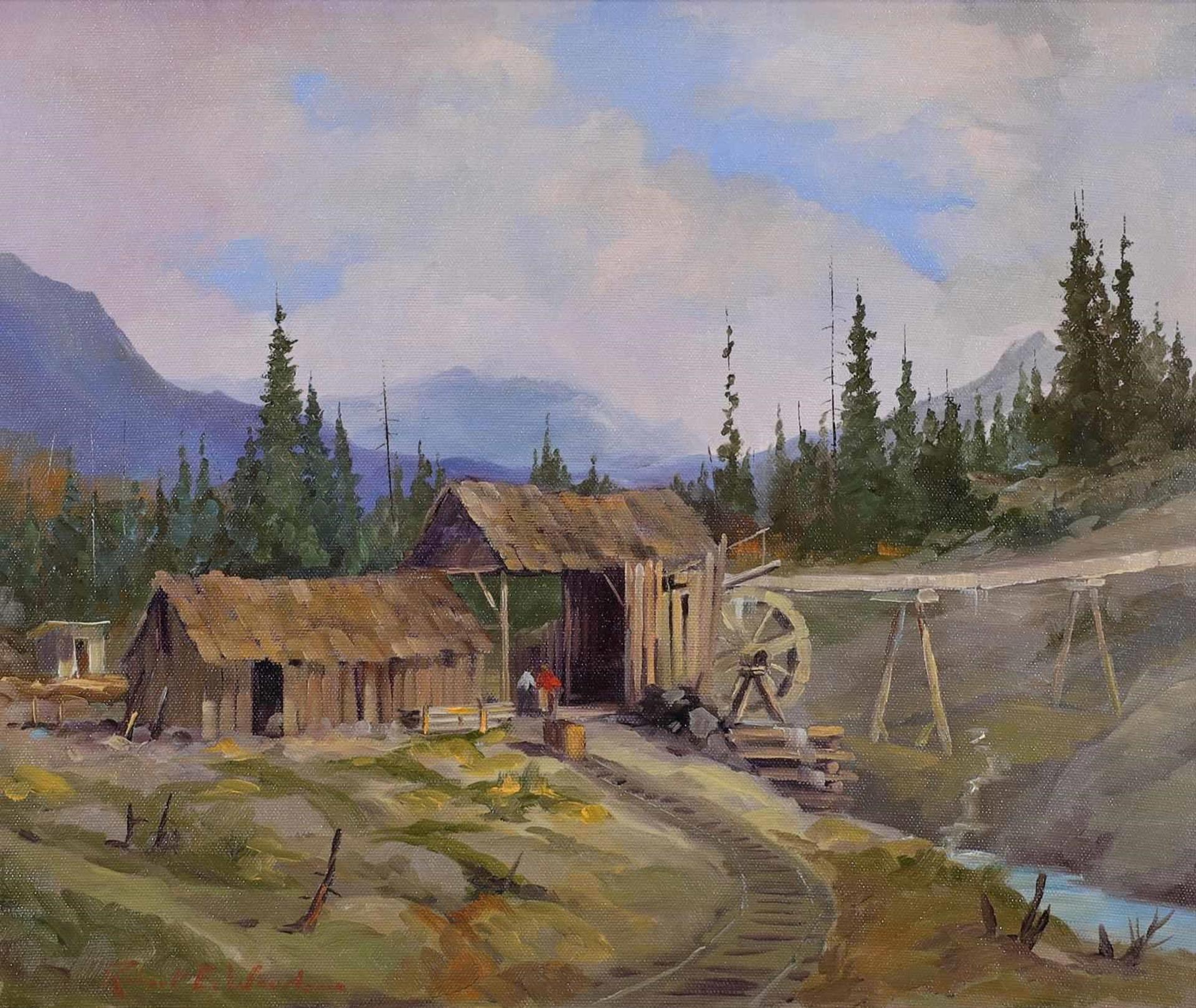 Robert Edward Wood (1919-1980) - The Aurora Claim, Williams Creek-1867