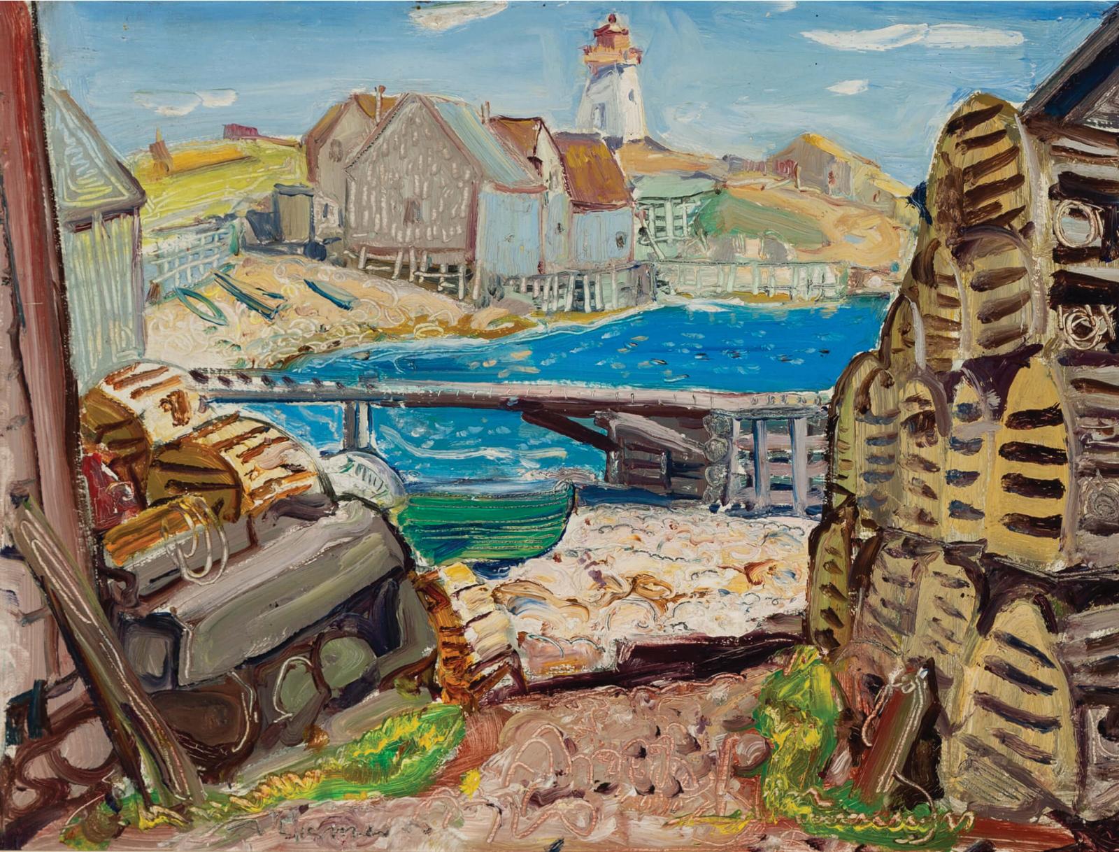 Arthur Lismer (1885-1969) - Neil's Harbor, N.S., 1951