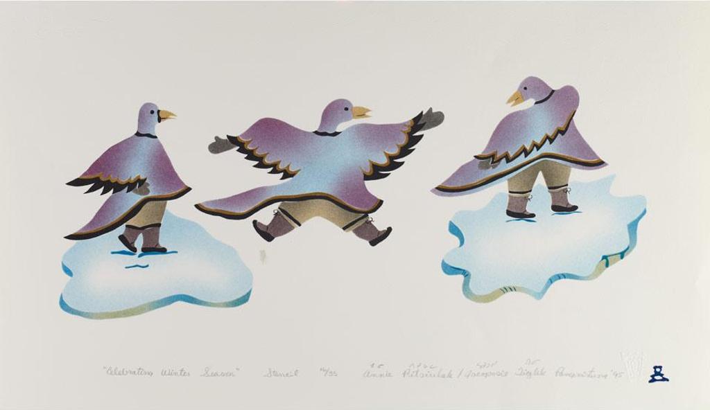 Annie Pitsiulak (1950) - Tululiayartuq; Celebrating Winter Season