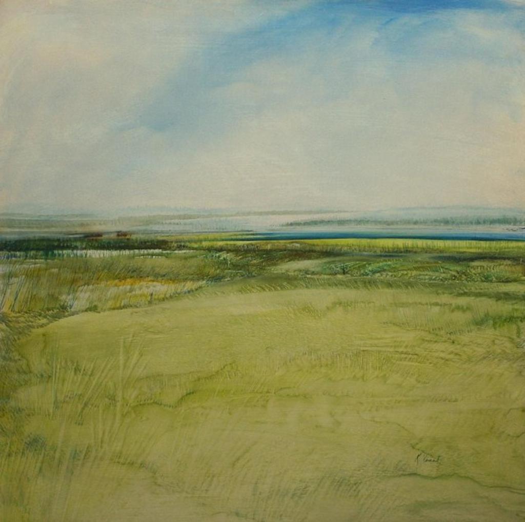 Ken Vincent (1949) - View of the Sea, Summer Landscape