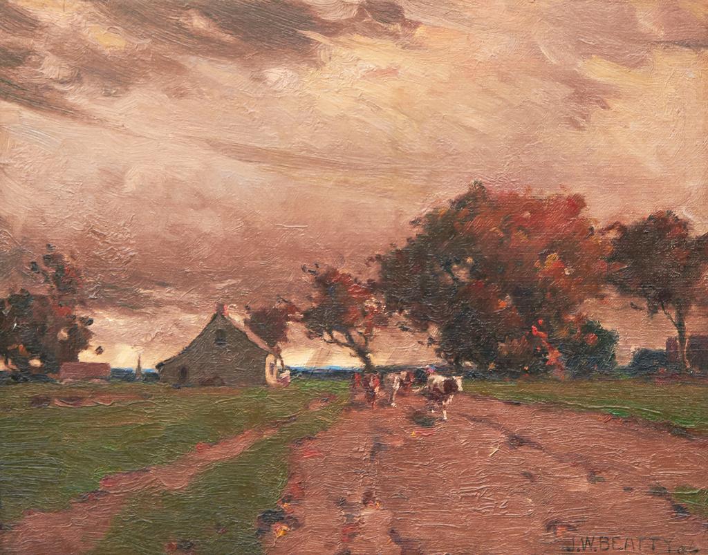 John William (J.W.) Beatty (1869-1941) - Wandering Cattle