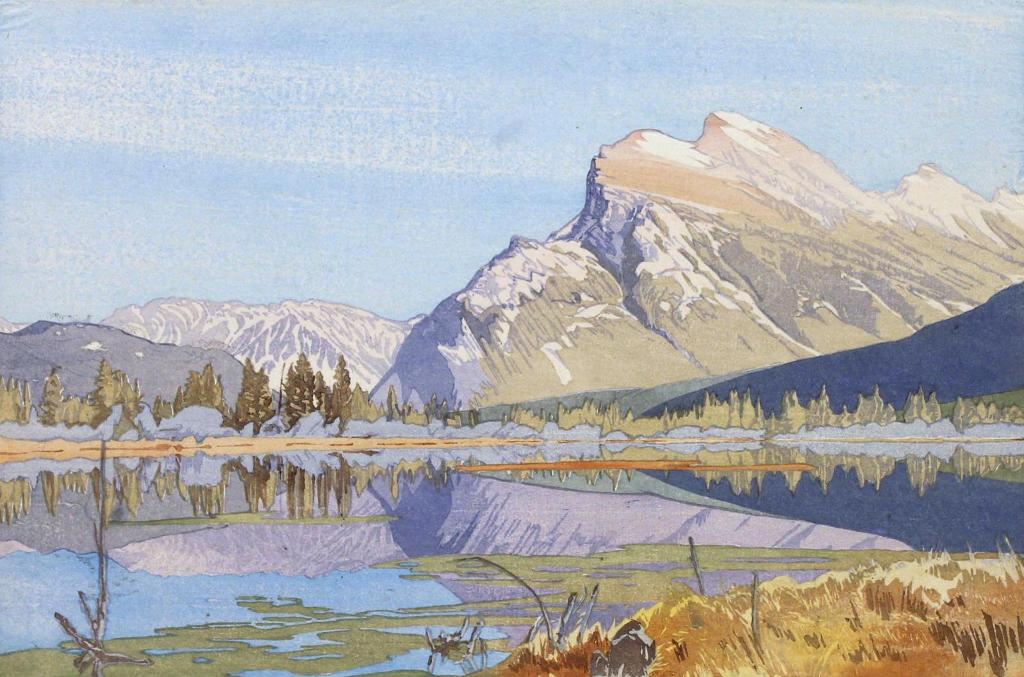 Walter Joseph (W.J.) Phillips (1884-1963) - Mount Rundle; 1950