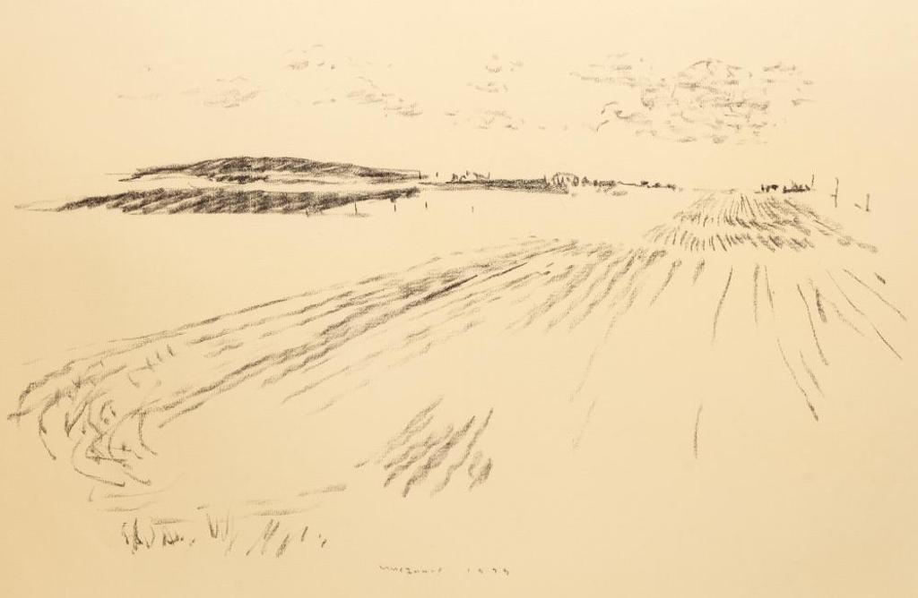 Robert Francis Michael McInnis (1942) - Untitled - Field in Winter