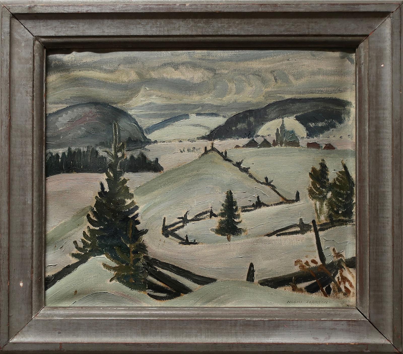 Naomi Jackson Groves (1910-2001) - Snowy Landscape