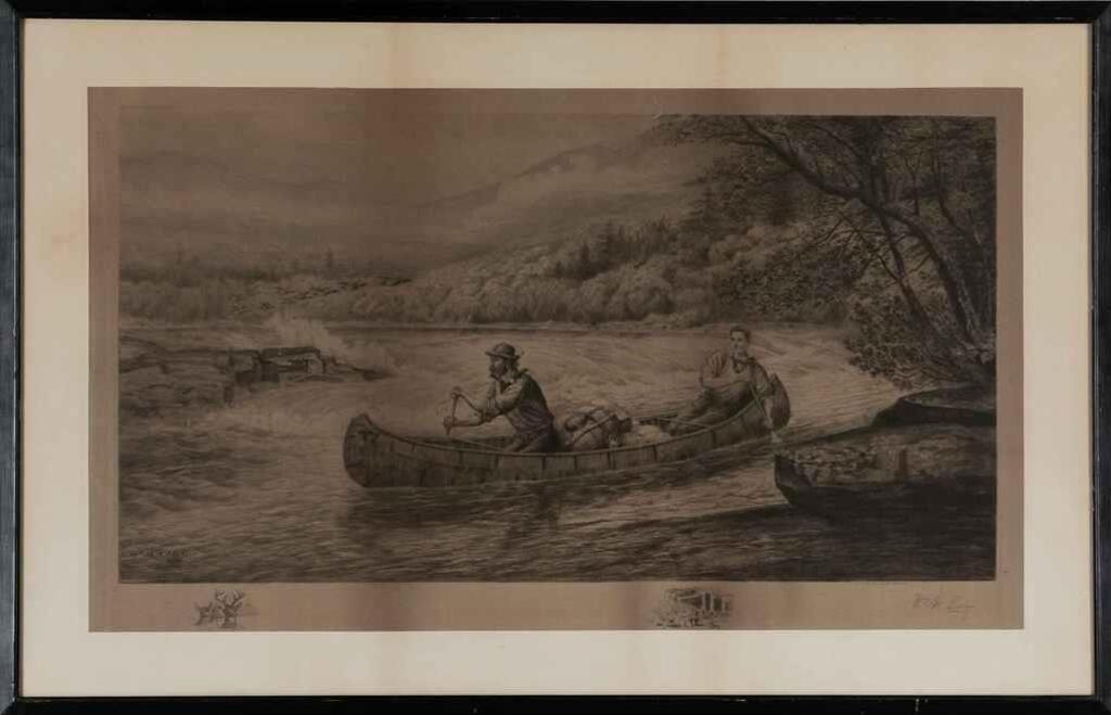 William de La Montagne Cary (1840) - Shooting the Rapids