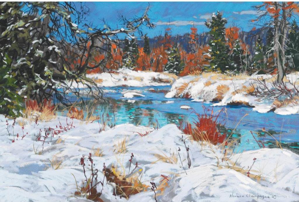 Horace Champagne (1937) - Early Snow In Parc Des Laurentides