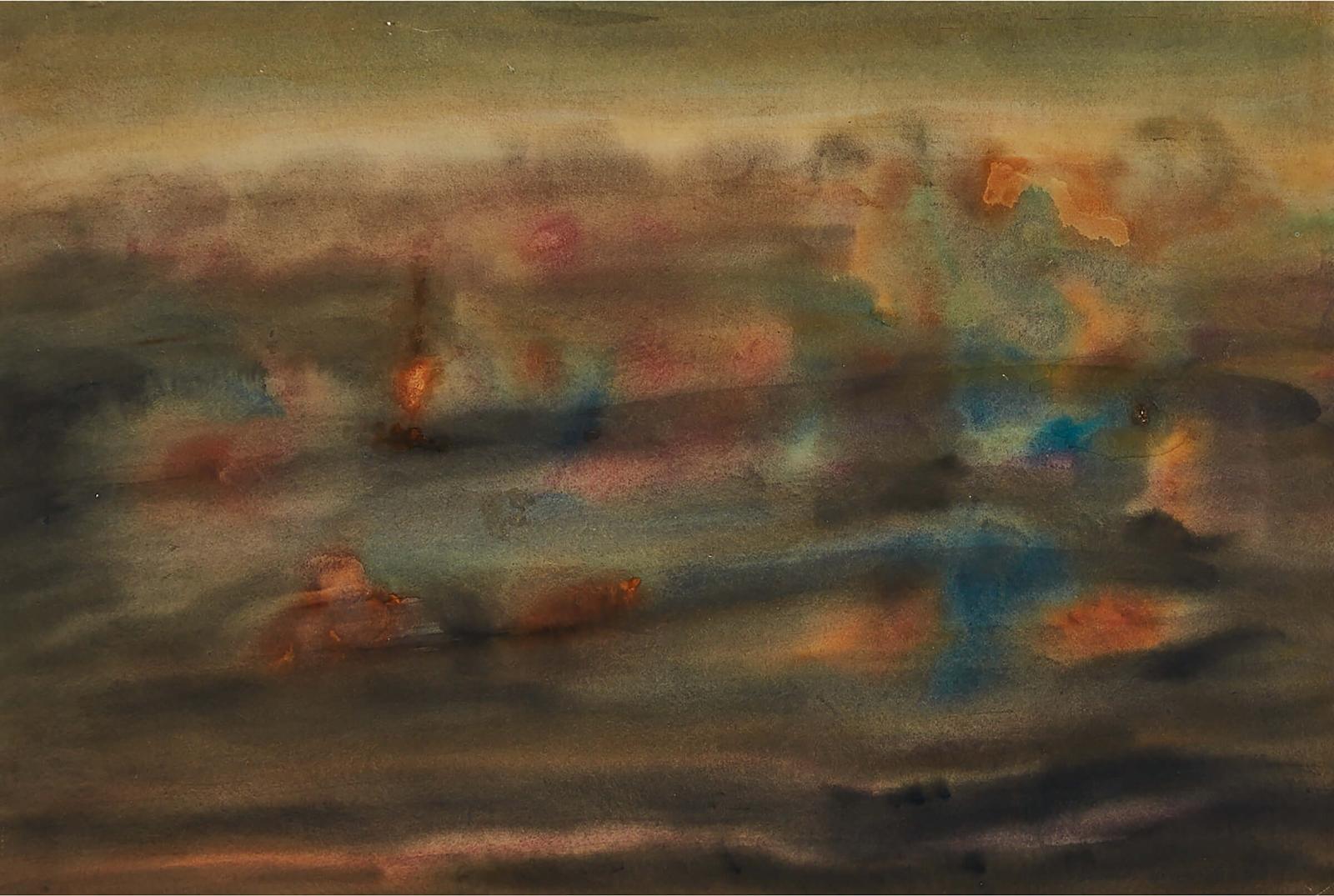 Gershon Iskowitz (1921-1988) - Oriental Landscape, 1960