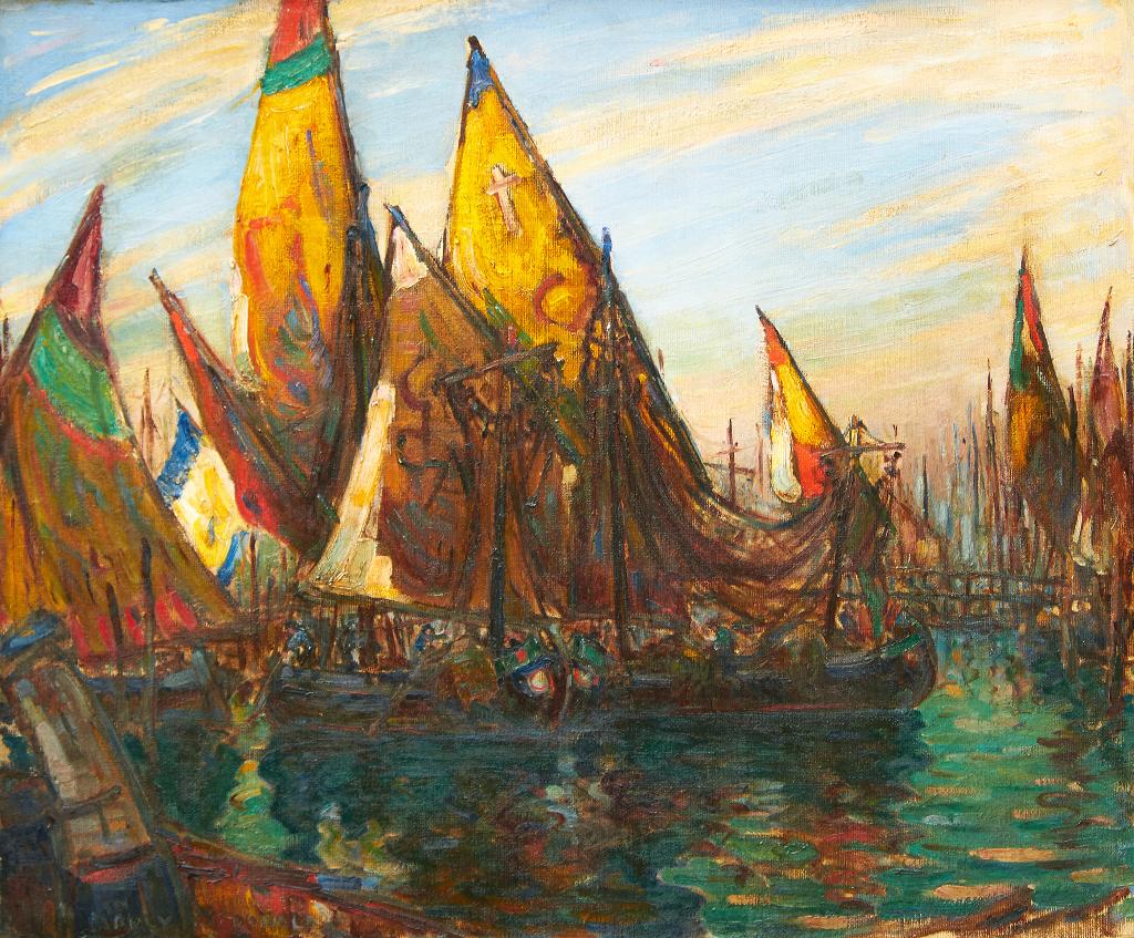 Manly Edward MacDonald (1889-1971) - Venetian Fishing Boats