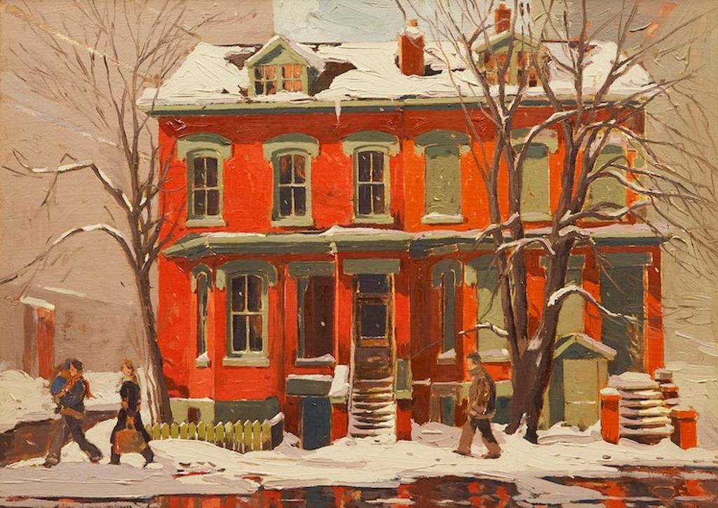 Arto Yuzbasiyan (1948) - Houses in Winter