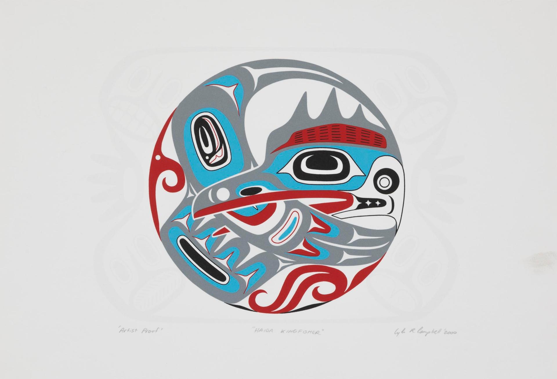 Lyle R. Campbell - Haida Kingfisher, 2000