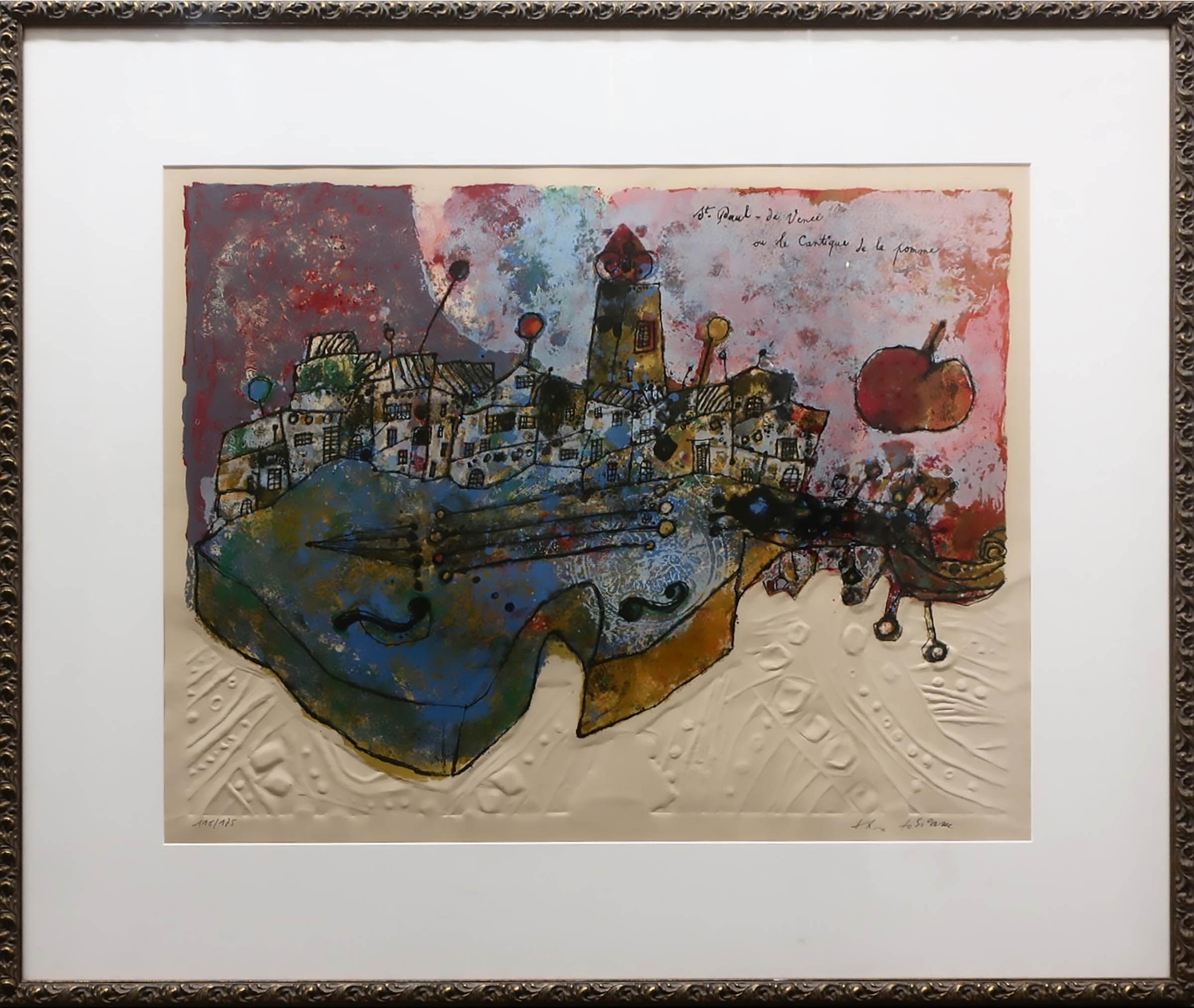Théo Tobiasse (1927-2012) - St. Paul De Vence (Ou Le Cantique De La Pomme)