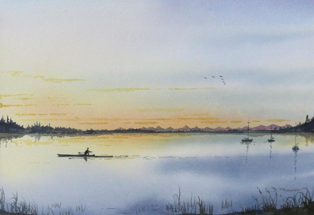 Peter J. Thompson (1939) - Rowing, Early Morning
