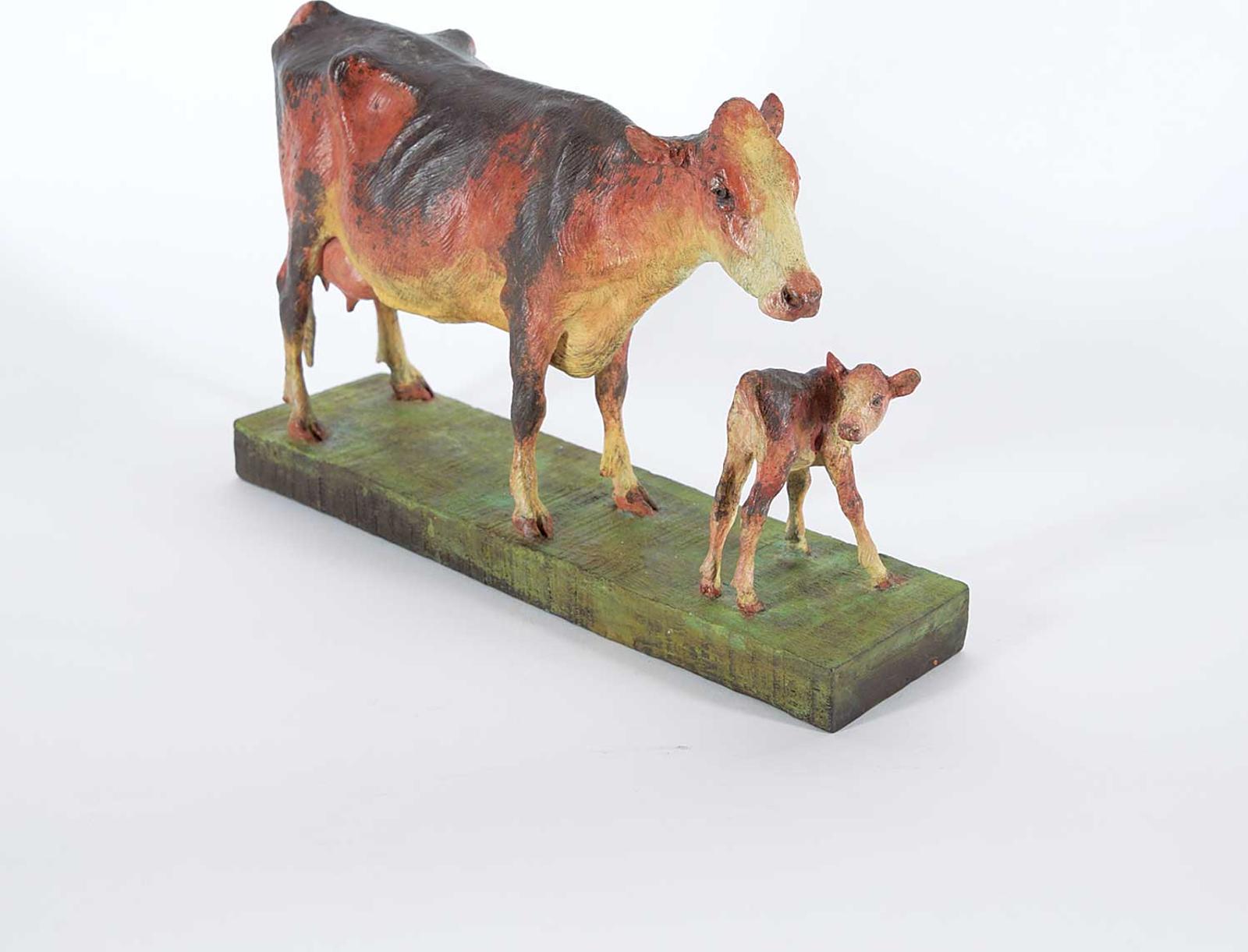 Joseph [Joe] Fafard - Untitled - Mother and her Calf  #2/5