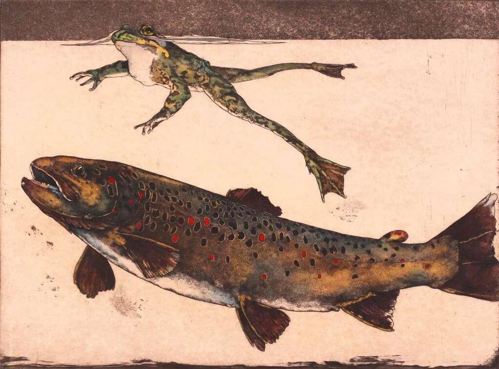 Jack Lee Cowin (1947-2014) - Madison Meadow (Western Trout Series); 1981