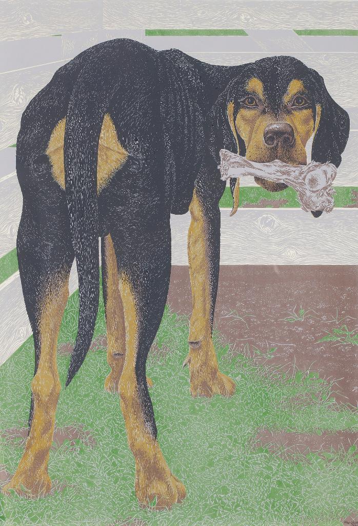 Alexander (Alex) Colville (1920-2013) - Dog With Bone