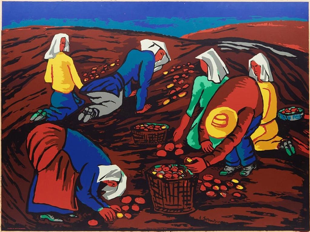 Fritz Brandtner (1896-1969) - Potato Pickers