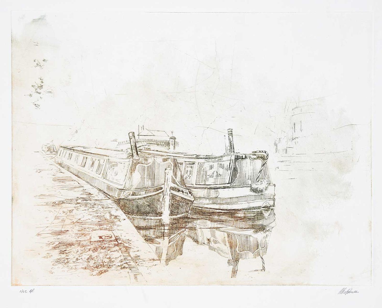 Alex Prowe - Untitled - Boats on the Canal  #No.2 AP